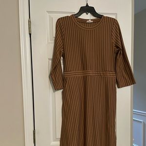 ROOLEE Hidden Alley Large Stripe Black and Brown Dress 💵 Bundle and Save 💲
